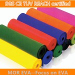 color eva foam roll