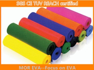 color eva foam roll