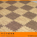 Estera del piso de madera granulación EVA