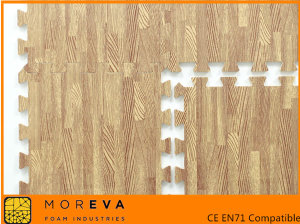 Mat de puzzle lemn granulare EVA