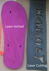Sola de EVA de corte a laser