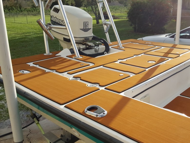 Boat deck mat