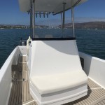 De boot van de macht van Fusion VT7 met zand kleur marine mat