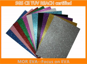 Glitter eva foam sheet