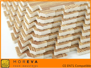 Tapis de sol de bois grainage EVA