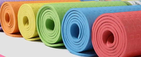 tapis de yoga couleur multiple