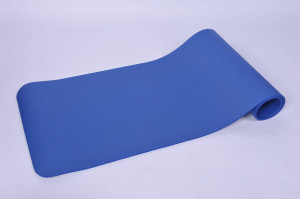 tapis d’yoga nbr bleu