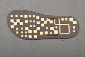 Dual Color and Cold pressed EVA sheet for EVA Flipflop