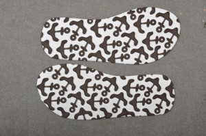 Dual Color and Cold pressed EVA sheet for EVA Flipflop