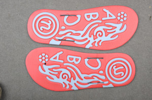 Dual Color and Cold pressed EVA sheet for EVA Flipflop