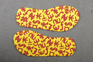 Dual Color and Cold pressed EVA sheet for EVA Flipflop