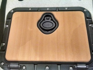 Installed marine pad