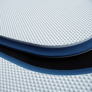 Dual color Marine swim platform pad