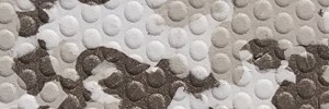 Embossed marine flooring mat